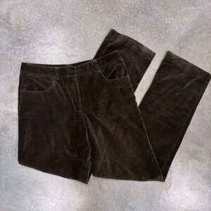 Peruvian Connection olive suede pants